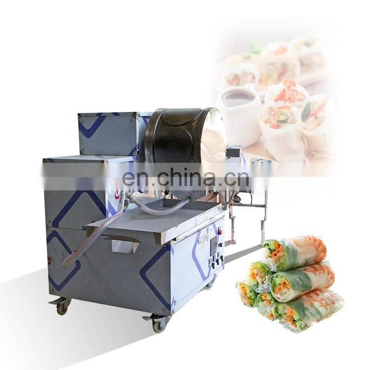 Commercial Tortilla Roti Lumpia Spring Roll Wrapper Making Machine Grain Product Making Machine