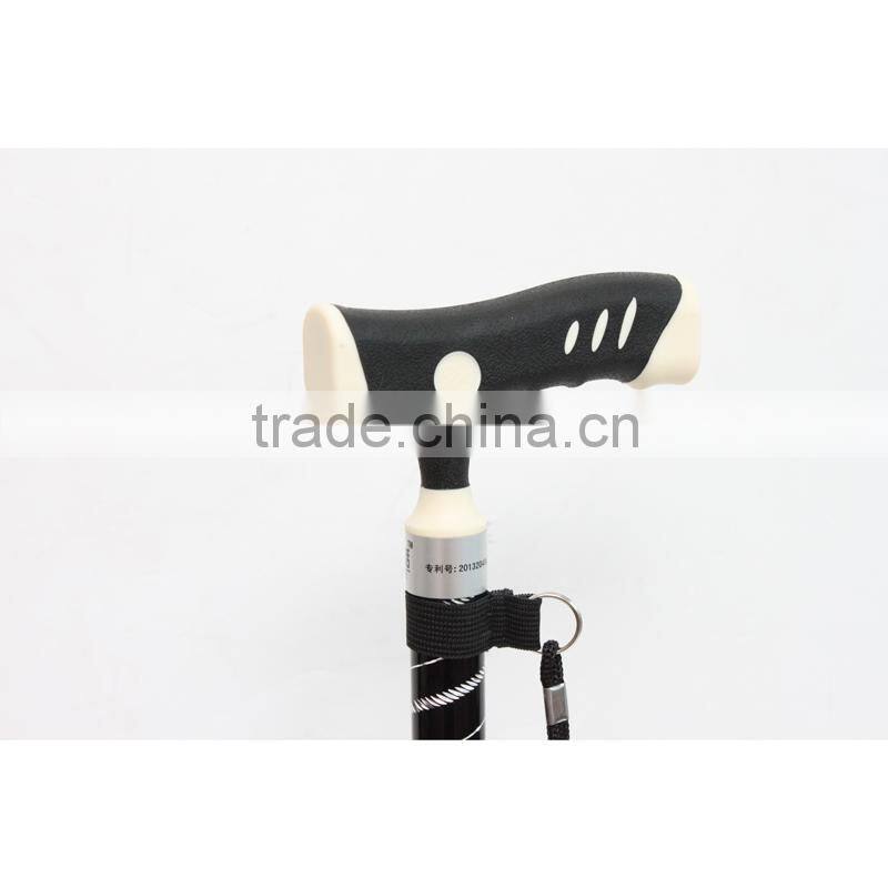 3 legged new brand T grip aluminum alloy anti shock elderly walking stick