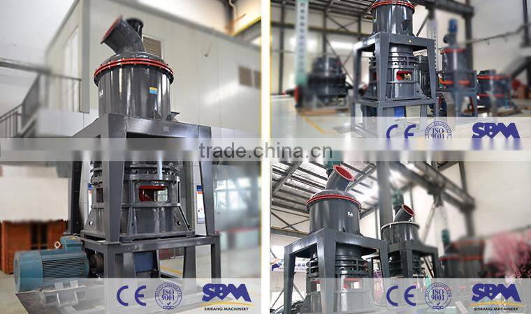 SBM high efficiency plaster powder grinder machine with ISO