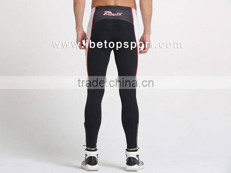 Wholesale hot 2xu compression tights men black silicone Gel Padded China manufacturer