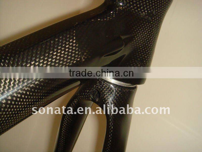 580mm 3k carbon bicycle frame