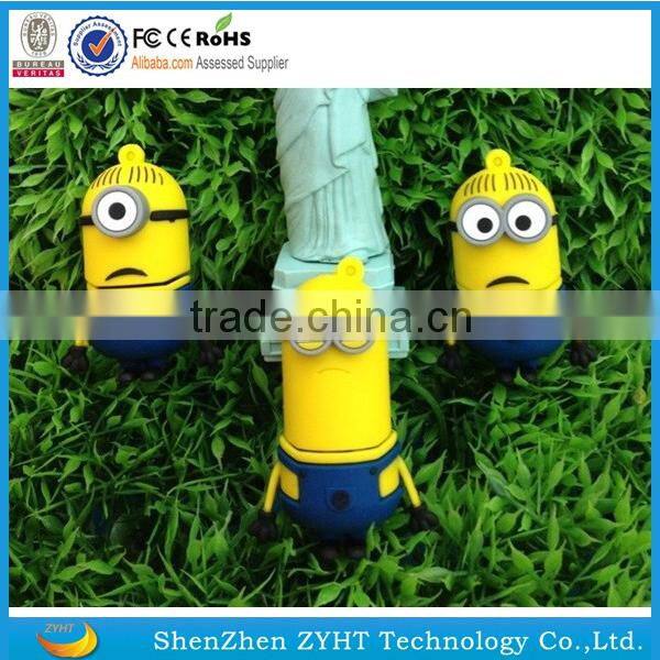 Promotion gift cartoon character usb flash drive with 1GB 2GB 4GB 8GB 16GB 32GB