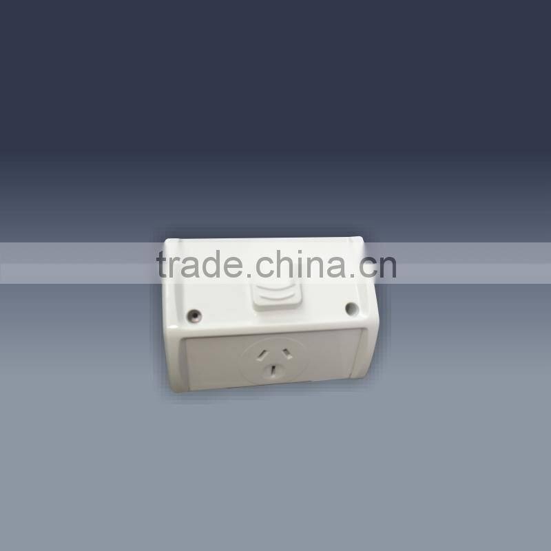 SAA certificate twin Waterproof socket 250V 10A
