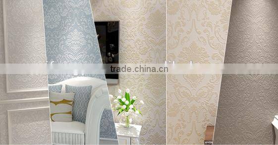 3D embossed wallpaper living room TV background wallpaper