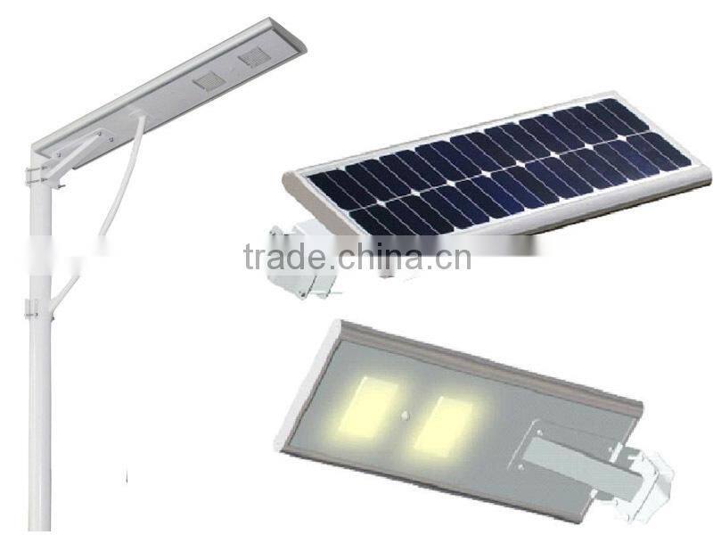 Hot sales Ultra-high-performance brightness all in one solar street light 25w