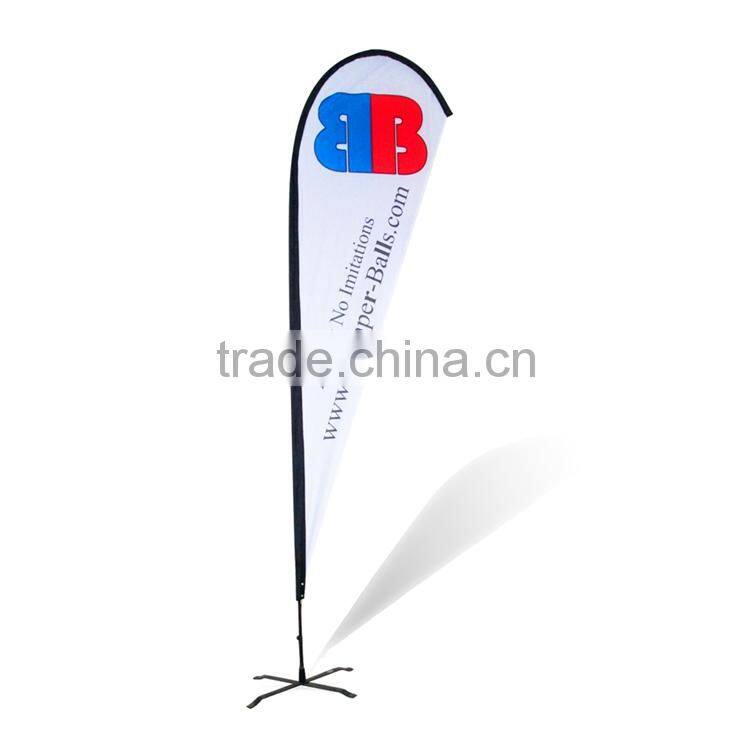 2015 New Style Good Design Customize Teardrop Spoon Flag