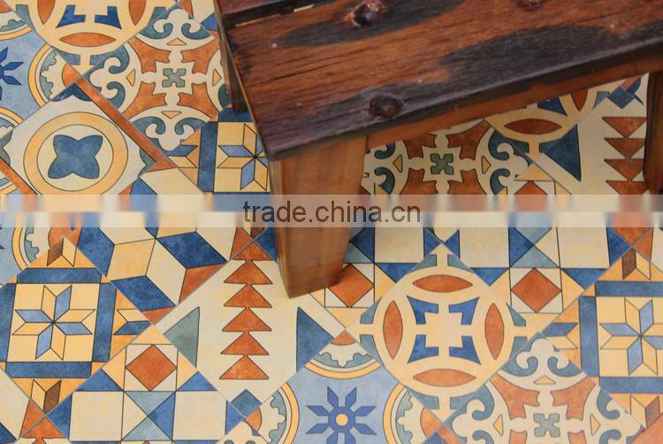 BATHROOM GLAZED CERAMIC vintage floor tiles