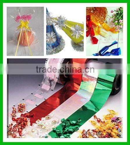 China gold and silver metalized pet film