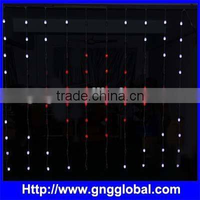 DMX512 3D decoration 3D led curtain screen for KTV stage and wine bar