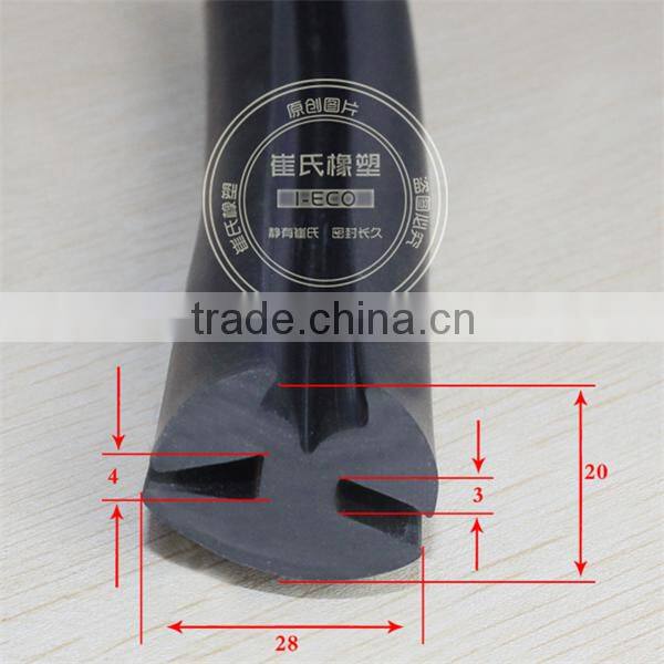 hot sale extruded car windows rubber sealing strip