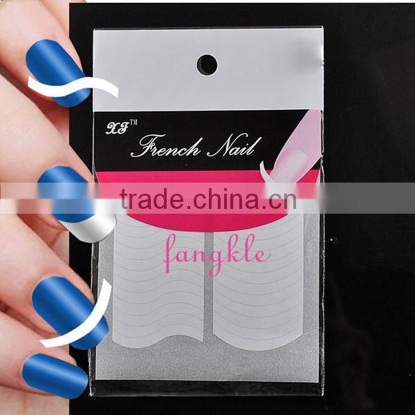 Various deisgns french tips sticker / nail art french sticker /tips guide nail sticker