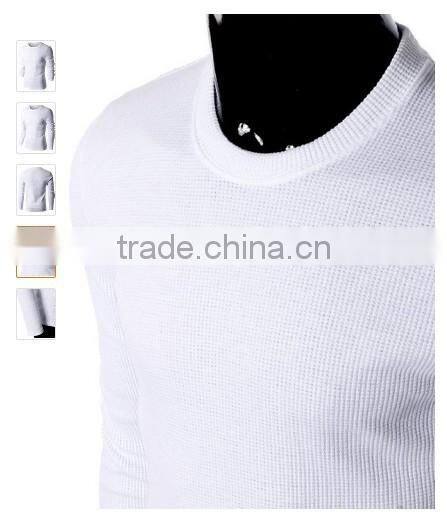 white Men round-neck T-shirt