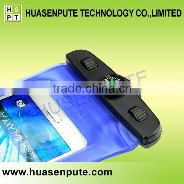 Hot Selling Universal Waterproof Bag With Compass For Mobile Phone