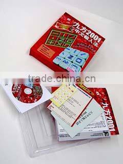 Woodfree White Paper Sleeve with Window and Flap for CD / DVD