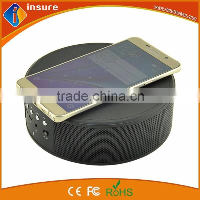 mini size round chargeable speaker with 2000mA battery