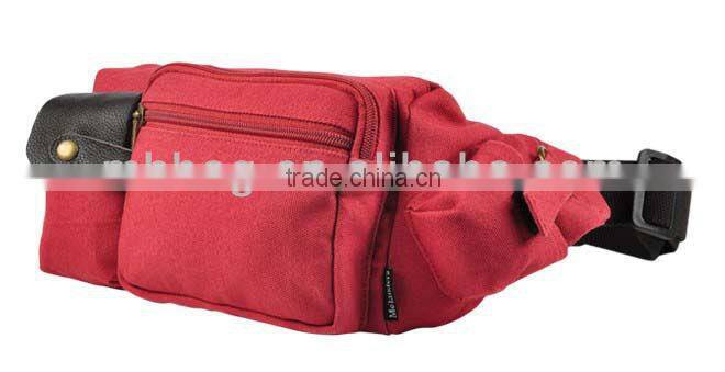 colored canvas waist bag