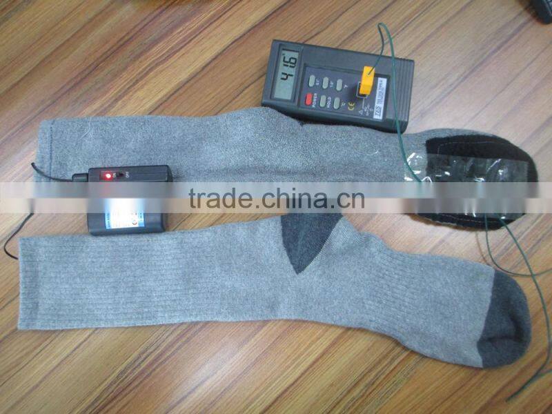 High quality winter thick double knitting thermal heat socks