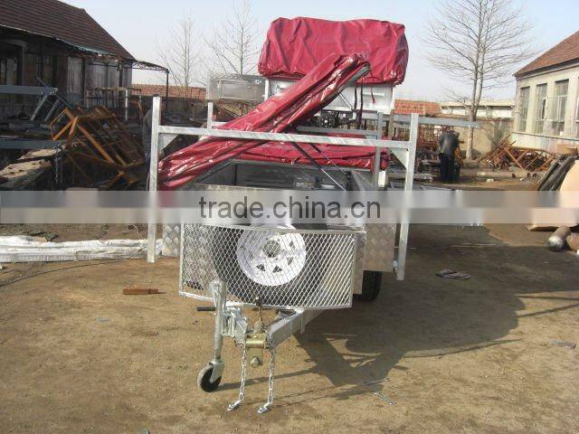 high quality camper trailer with tent