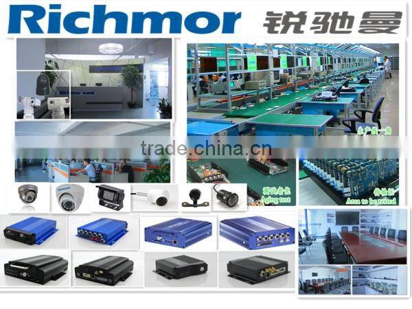 Double SD Card Bus Truck Car Mobile DVR 4ch Mobile DVR 3G/4G G-sensor GPS