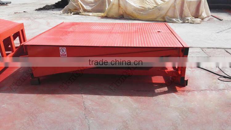 hydraulic fixed dock leveler truck loading unloading equipment 3t-12t bearing capacity