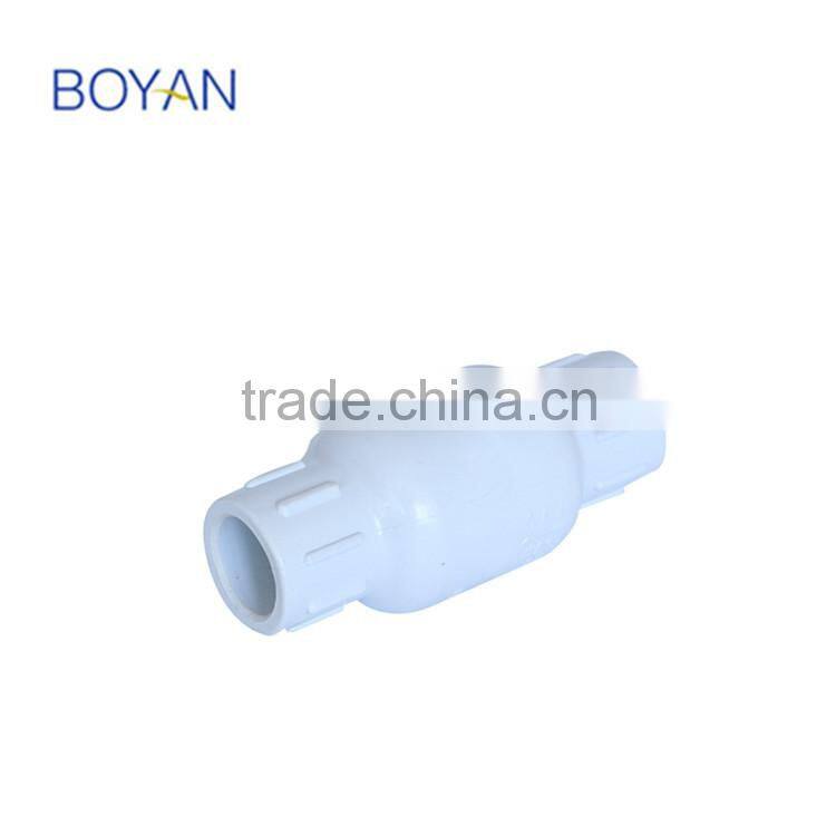 BOYAN taizhou for irrigation white plactic check valve