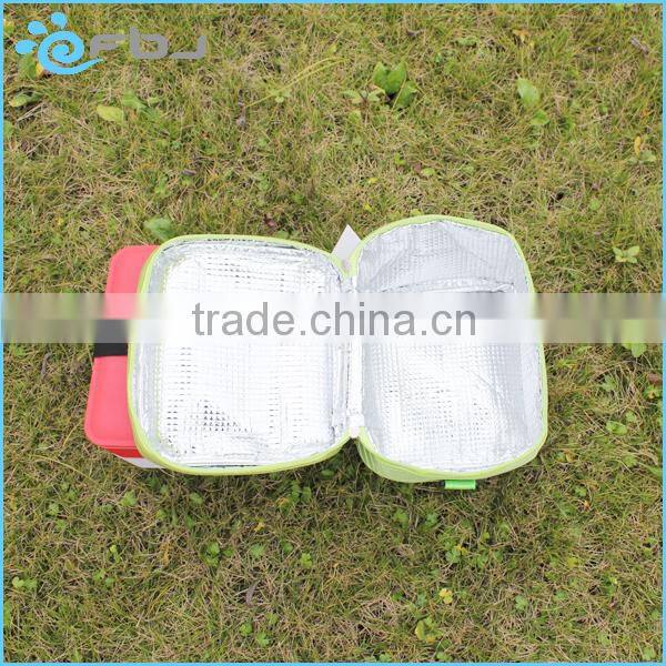 ~ Eco Friendly Double Layer Plastic Lunch Boxes with Cutlery