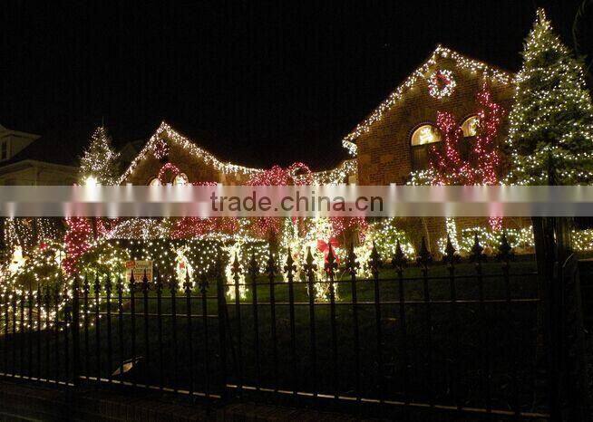 Holiday Christmas LED S14 Light Bulb Replacement Medium Screw E26 base transparent yellow