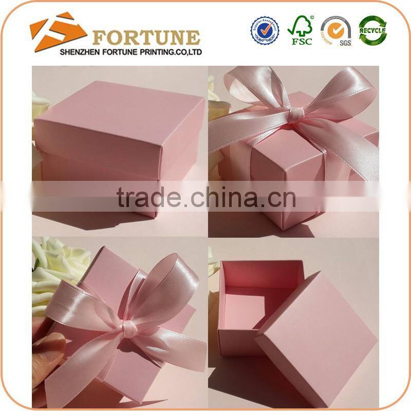 Custom printed flat pack cardboard paper folding candy box