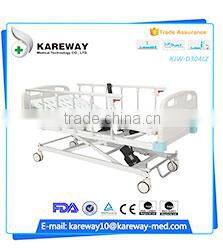 supply folding cot three column electric bed with three revolving levers