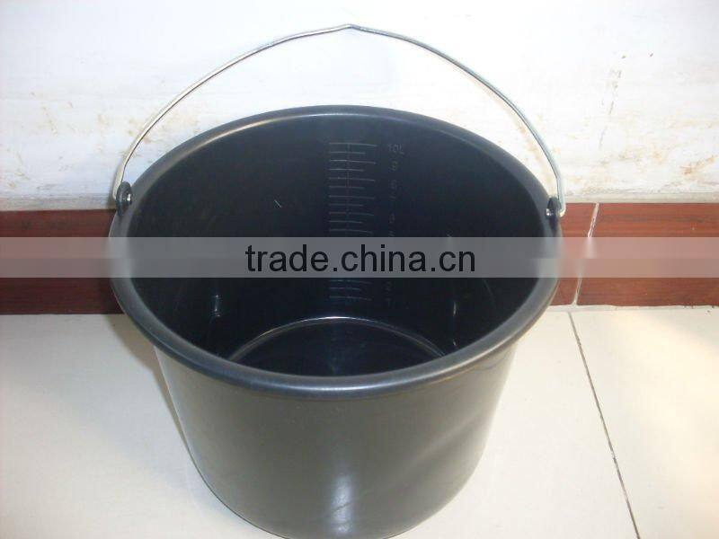 Yellow Plastic Bucket for Grain or Water