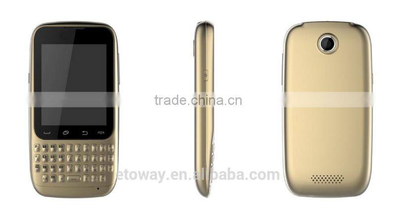 2.8" display bar phone with capacitive touch dual sim qwerty cell phone