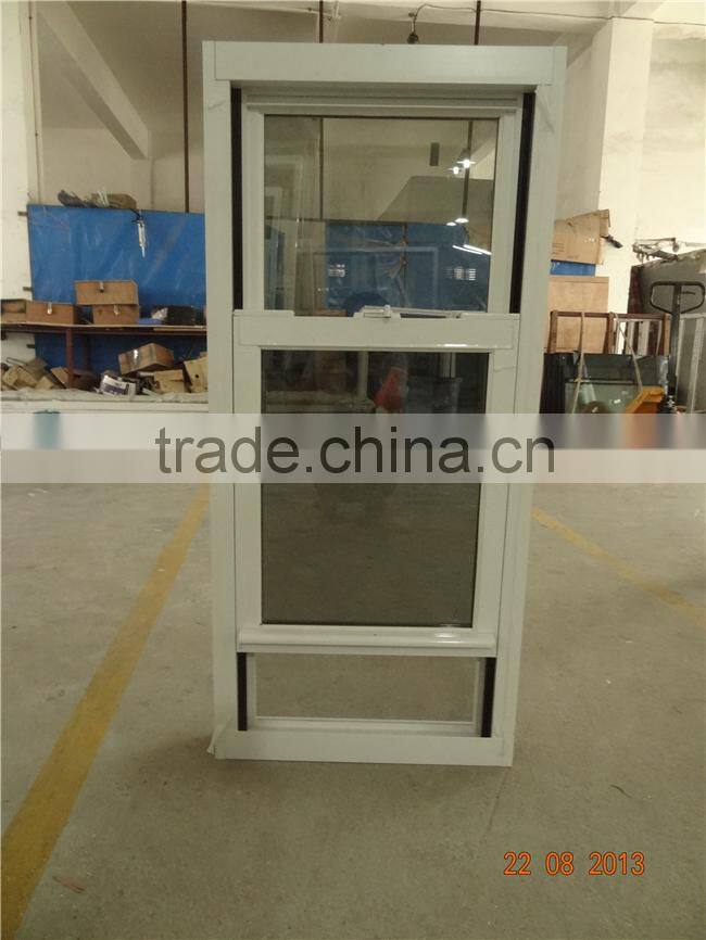 Aluminum Double Hung Window With Double Glass Aluminum Window Factory In Guangzhou