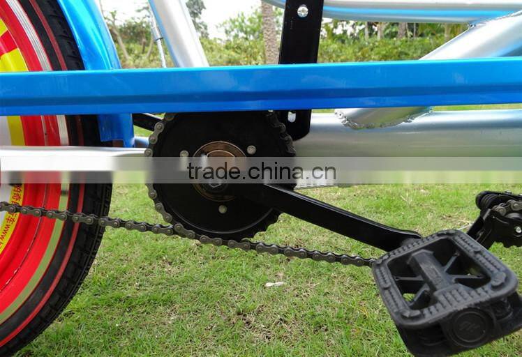 24 inch tandem bike / single speed bicycle / three seat bicycle