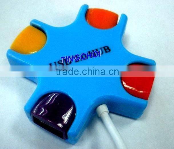 4 ports structure shape USB HUB