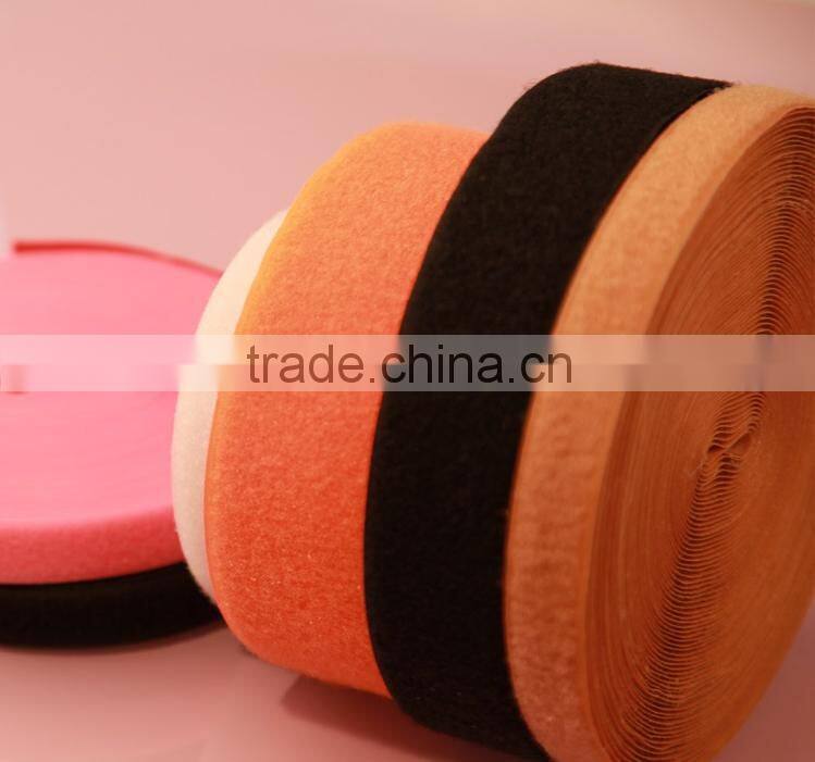 hook loop fastener tape Self Adhesive Hook and Loop 1" 5 yard Black and white Fastener Tape Sticky Back Tape
