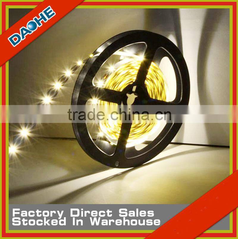 Warm White SMD 3014 LED Flexible Strip 120LED/M 600LED No-waterproof IP20 5 Meter LED Tape Ultra Bright Single-sided Board S