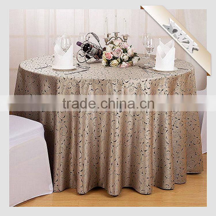 TC-147 New Polyester Jacquard Wedding/Restaurant Table Cloth for Sale