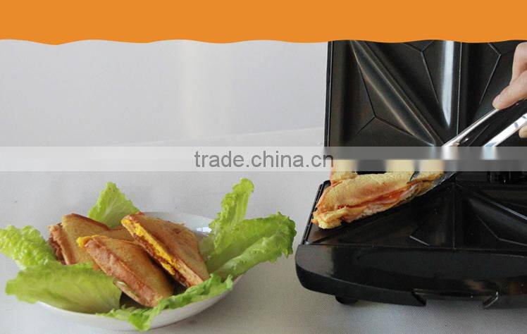 4-Slice Portable easy clean electric sandwich maker