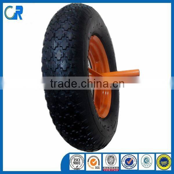 Cheap Inflatable Pneumatic 400-8 Air Rubber Wheel for Wheelbarrow