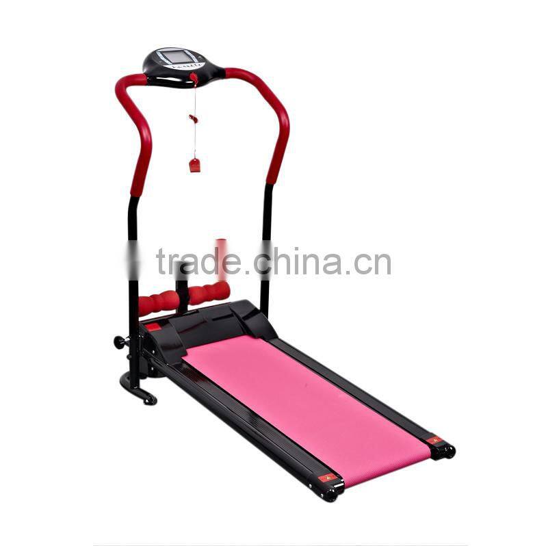 2015 new design fitness equipment motorized and music running machine folding treadmill