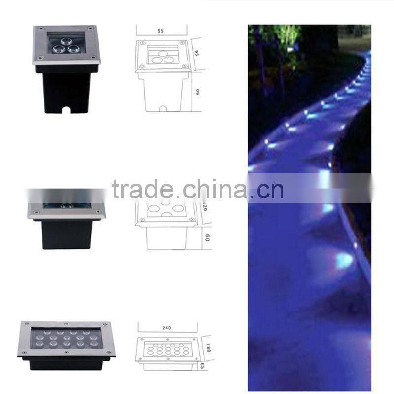 High Brightness 16W Square LED Underground Light