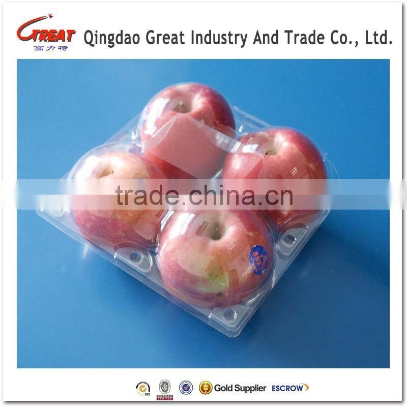 Creative Design Plastic Apple Fruit Packaging Boxes