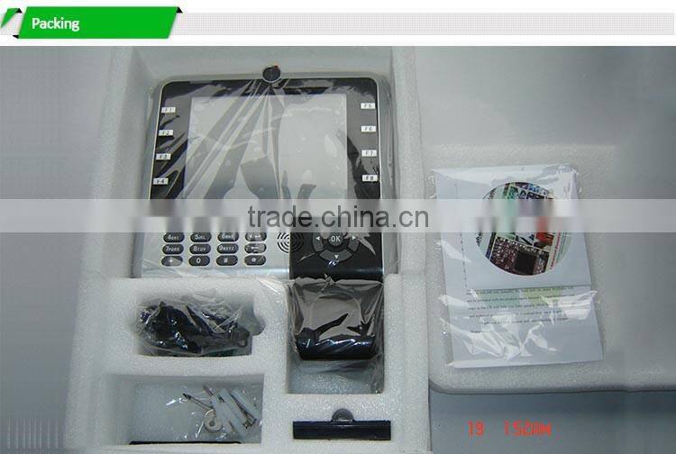 Touch Screen Free Software TCP/IP Network Fingerprint Scanner Biometric Door Access And Attendance (HF-Iclock2800)