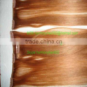PREETY remy hair extension clip on dark blonde
