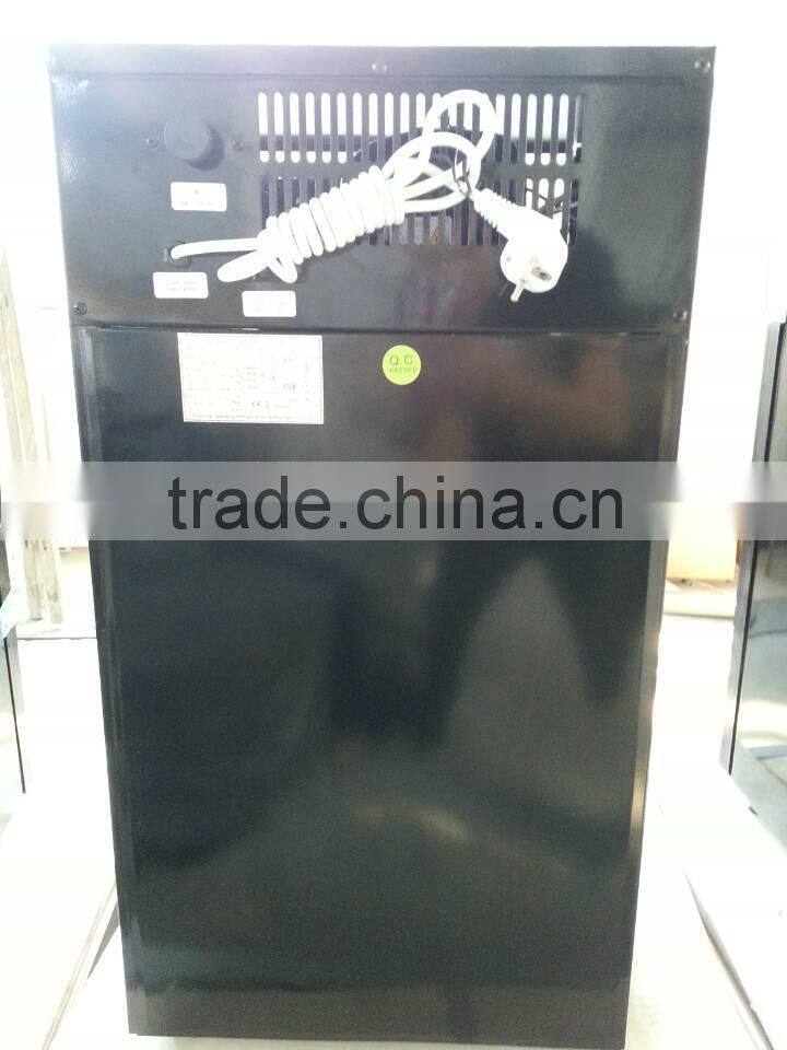 mini fridge freezer cooler display freezer,60Liters,-25 - -18 centi degree,with lamphouse