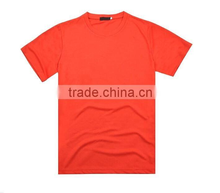 2016 very cheap red promitional training tshirt wholesale