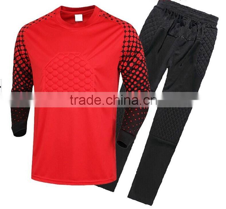 2016 newest design sublimated professional goalkeeper uniforms