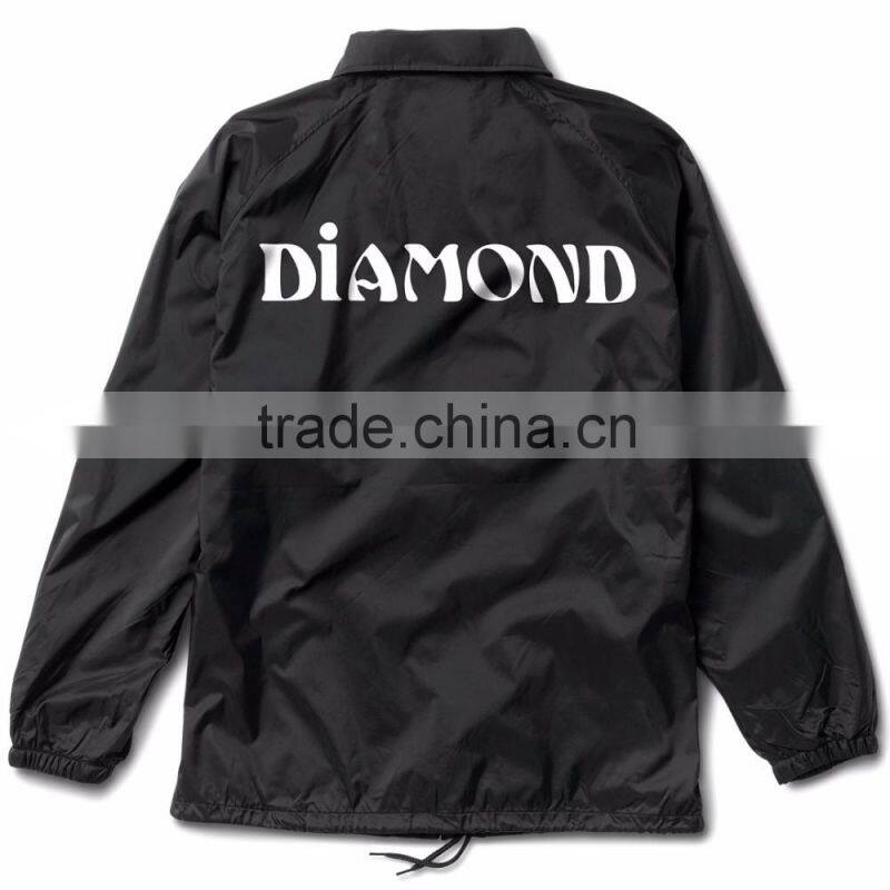 2016 New Pocket style custom coach jacket cheap custom jacket