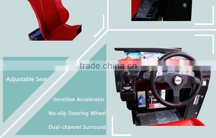2016 42'' LCD Outrun Double Player Arcade Games Car Race Game Diving Video For Entertainment