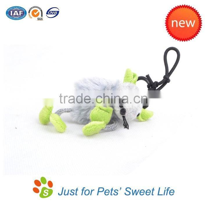 Hot Selling Interactive Colorful Feather Teaser Cat Toy Free Shipping